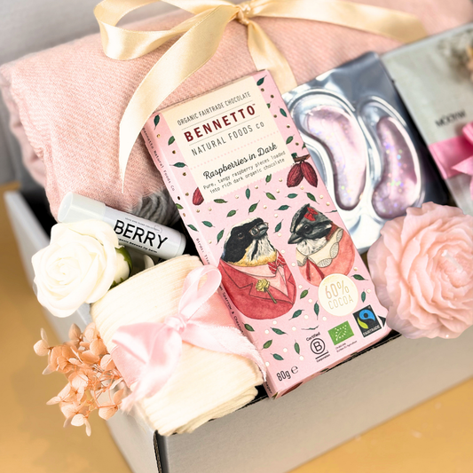 Self care Gift Box UK | Pamper Gift Box | Rosy Bloom Box for Women