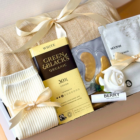 Gift for Her UK | Birthday Gift UK | Floral Creamy Box