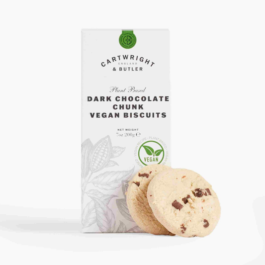 DARK CHOCOLATE CHUNK VEGAN BISCUITS