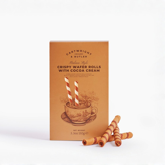 CRISPY WAFER ROLLS WITH COCOA CREAM